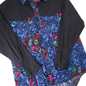 Vintage Frontier Series Crazy Vibrant Western Shirt - XL