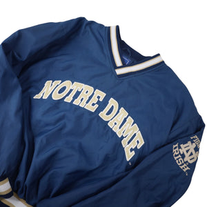 Vintage Starter Notre Dame Spellout Windbreaker Jacket - S