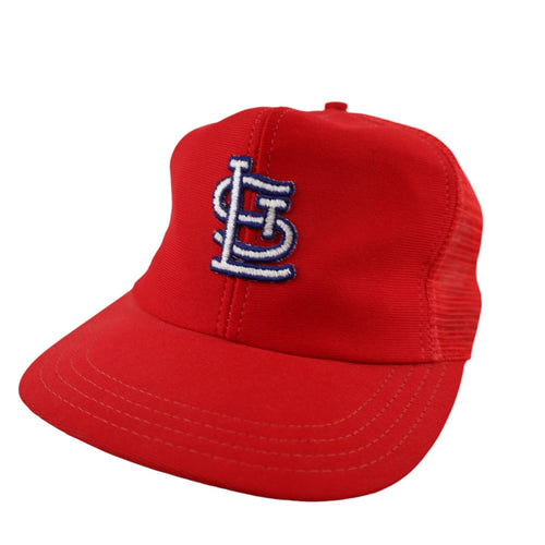 Vintage Early MLB St. Louis Cardinals Patch Mesh Trucker Hat - OS