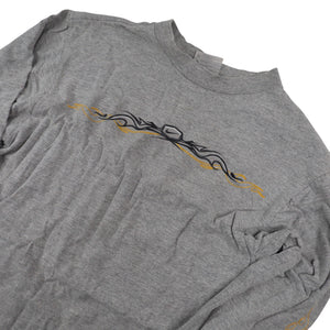 Vintage Y2k Nike Tribal Flame Graphic Long Sleeve T Shirt - YL