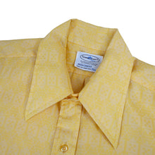 Load image into Gallery viewer, Vintage 70s Pennys Towncraft Polyester Allover Design Button Up Shirt - L