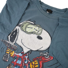 Load image into Gallery viewer, Vintage Peanuts Snoopy "Real Dogs Don't Need Instructions" Graphic T Shirt - XL