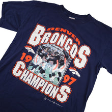 Load image into Gallery viewer, Vintage 1997 Denver Broncos Champions Graphic T Shirt - L