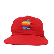 Load image into Gallery viewer, Vintage Mac Computer Rainbow Apple Logo Trucker Hat - OS