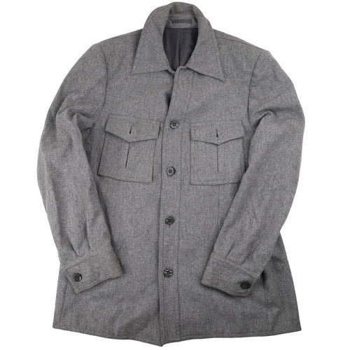 Vintage Wool Garrison Shirt Jacket - L