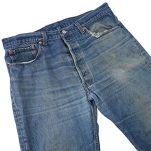 Load image into Gallery viewer, Vintage Distressed Levis 501xx USA Made Denim Jeans