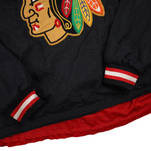 Vintage Champion Chicago Blackhawks All Sewn Pullover Windbreaker Jacket - XXL