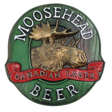 Load image into Gallery viewer, Vintage Moosehead Beer Plastic 3D Sign