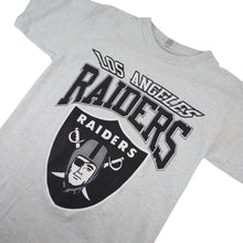 Load image into Gallery viewer, Vintage 90s Starter Los Angeles Raiders Spellout Graphic Shirt - S