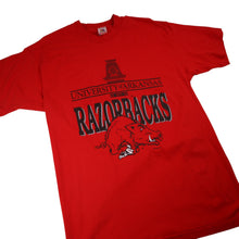 Load image into Gallery viewer, Vintage University of Arkansas Razorbacks Graphic T Shirt - L