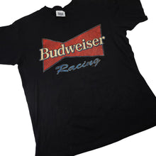 Load image into Gallery viewer, Vintage Budweiser Racing Graphic T Shirt - L