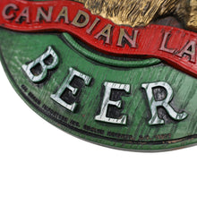 Load image into Gallery viewer, Vintage Moosehead Beer Plastic 3D Sign