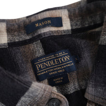 Load image into Gallery viewer, Pendleton Mason Flannel Button Up Shirt - L