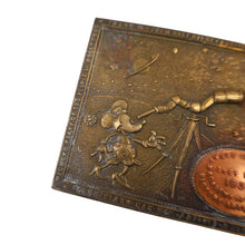 Load image into Gallery viewer, Antique 1933 Walt Disney Mickey Mouse Space Award of Merit Brass Belt Buckle - OS