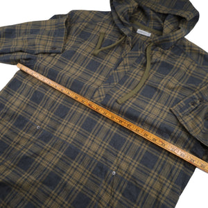 Gramicci Wool Blend Hooded Flannel Shirt Jacket - XL