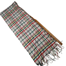 Load image into Gallery viewer, Pendleton Plaid Fringe %100 Wool Scarf - 72&quot;x12&quot;