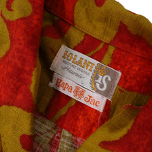Load image into Gallery viewer, True Vintage 50s Iolani Hapa Jac Bark Cloth Hawaiian Shirt - L