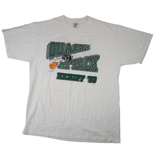 Vintage 1993 University of Oregon Ducks Quack Attack Kickoff Front/back T Shirt - XL