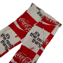 Load image into Gallery viewer, True Vintage 70s Coca Cola All Over Print Draw String Bell Bottom Pants - 27"x24"