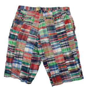 Vintage Polo Ralph Lauren Plaid Patchwork Shorts - 31"