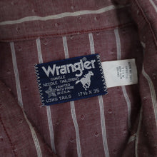 Load image into Gallery viewer, Vintage Wrangler Allover Diamond Pearl Snap Western Shirt - XL