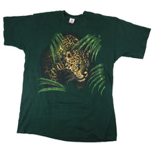 Load image into Gallery viewer, Vintage Jaguar Jungle Scene Graphic T Shirt - XL