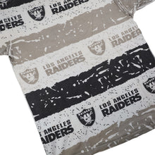 Load image into Gallery viewer, Vintage Los Angeles Raiders All Over Print Graphic T Shirt - M
