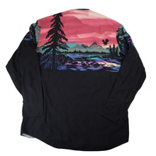 Load image into Gallery viewer, Vintage Ropers Pastel Nature Scene Button Up Western Shirt - XL