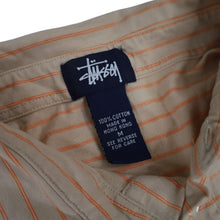 Load image into Gallery viewer, Vintage Stussy Striped Polo Shirt - M
