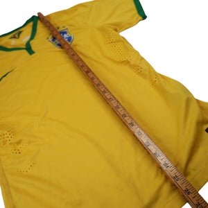 2014 Authentic Nike CBF Brazil Soccer Jersey - M