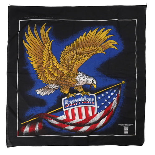 Vintage Easy Rider Bald Eagle American Flag Bandana - 21