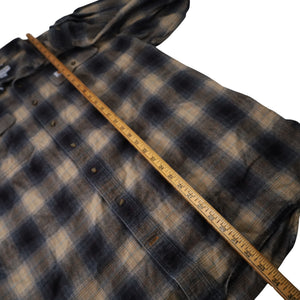 Carhartt Shadow Plaid Flannel Button Up Shirt - 2XLT