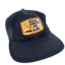 Load image into Gallery viewer, Vintage Rodeo Americas #1 Sport Patch Snapback Hat - OS