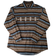 Load image into Gallery viewer, Vintage Woolrich Aztec Design Thick Flannel Shirt - L