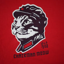Load image into Gallery viewer, Vintage Y2k Chairman Meow Communist Mao Parody Graphic T Shirt - L