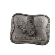 Load image into Gallery viewer, True Vintage 80s Bearbo Right to Arm Bears 3D Belt Buckle - OS