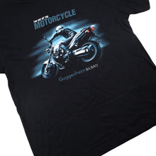 Load image into Gallery viewer, Vintage Guggenheim Bilboa Art of the Motorcycle Exhibition Graphic T Shirt - XL