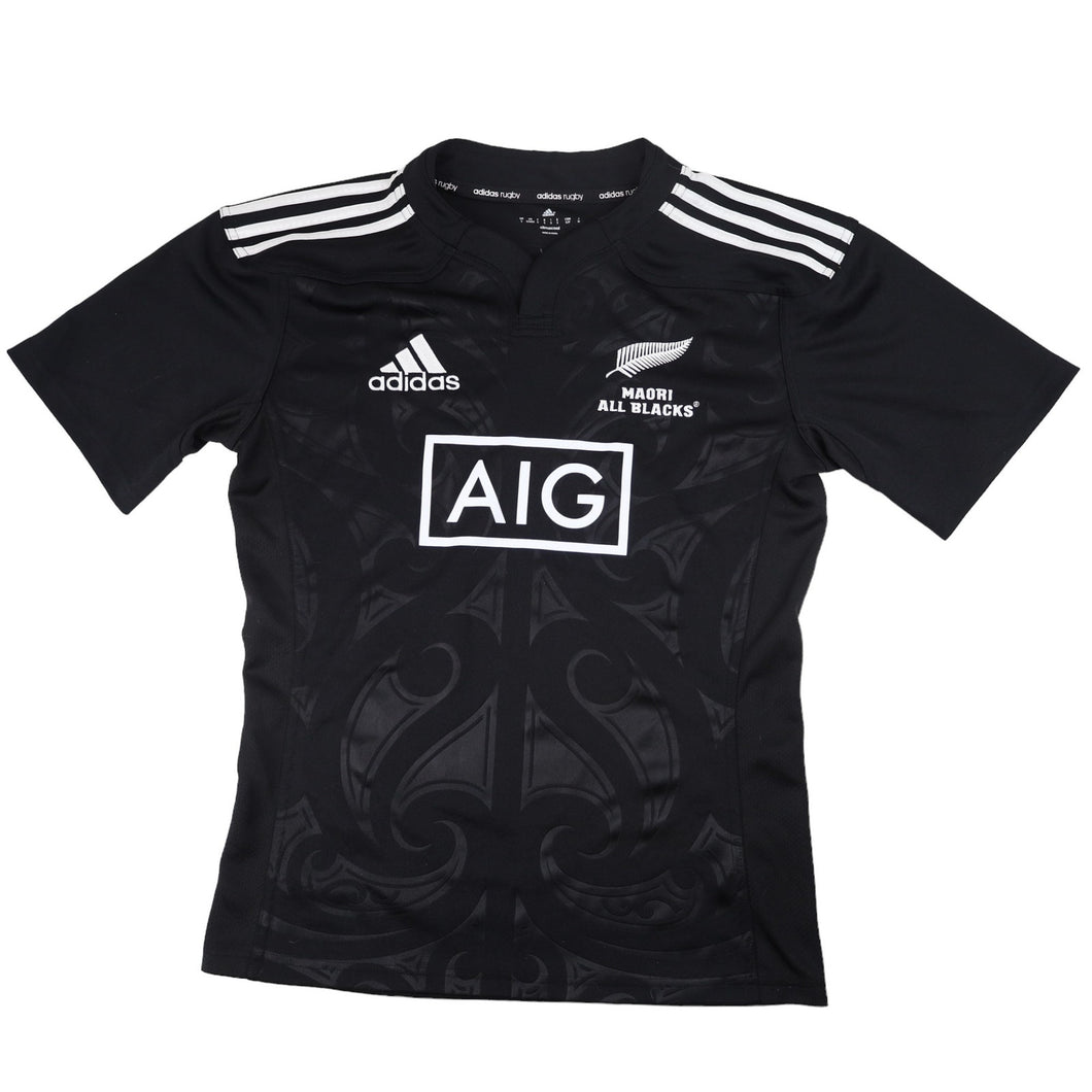 2013 Adidas New Zealand All Blacks Maori Haka Design Rugby Jersey - S