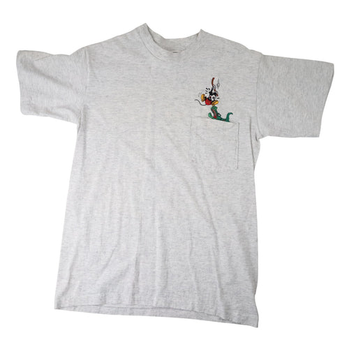 Vintage Disney Mickey Mouse Pocket Alligator T Shirt - M