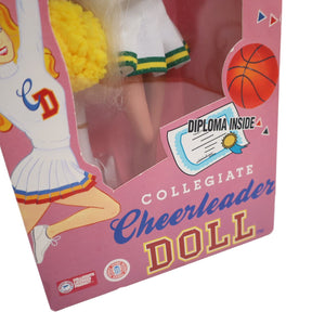 Vintage University of Oregon Ducks College Cheerleader Doll - OS