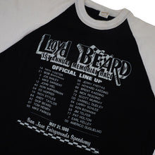 Load image into Gallery viewer, Vintage 80s Lloyd Beard Memorial Racing Graphic Baseball T Shirt - XL
