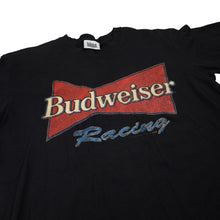 Load image into Gallery viewer, Vintage Budweiser Racing Graphic T Shirt - L