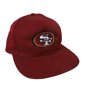 Vintage 90s San Francisco 49ers Classic Logo Snapback Hat - OS