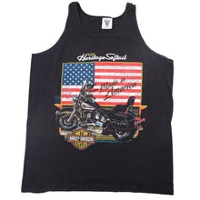 Load image into Gallery viewer, Vintage Harley Davidson Heritage Softail Made in American Graphic Tank Top - L
