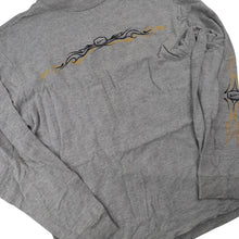 Load image into Gallery viewer, Vintage Y2k Nike Tribal Flame Graphic Long Sleeve T Shirt - YL