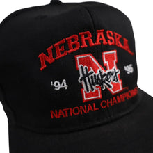 Load image into Gallery viewer, Vintage 90s Nebraska Huskers National Champions Snapback Hat - OS