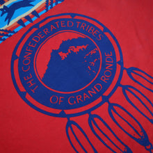 Load image into Gallery viewer, Vintage Pendleton "The Confederated Tribes of Grand Ronde" Native Wool Blanket