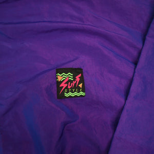 Vintage Surf Styles Iridescent Windbreaker Jacket - XL
