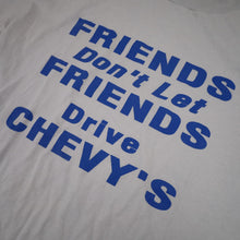 Load image into Gallery viewer, Vintage " Friends Don't Let Friends Drive Chevys" Slogan T shirt - XL