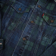 Load image into Gallery viewer, SAMPLE Levis Painted Plaid Denim Jacket - M